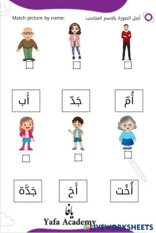 Family Members Quiz